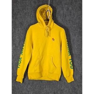 Chinatown‎ Market Yellow Rose Graphic Hoodie Mens Size Medium Streetwear Casual